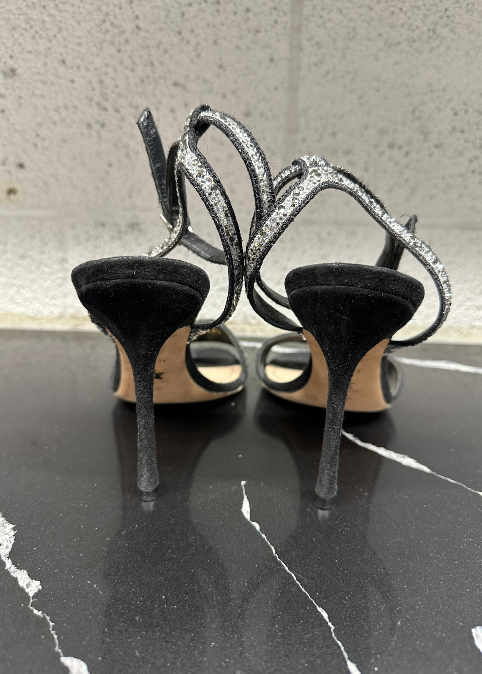 Dior Black 'Dway' Heels 38.5/8