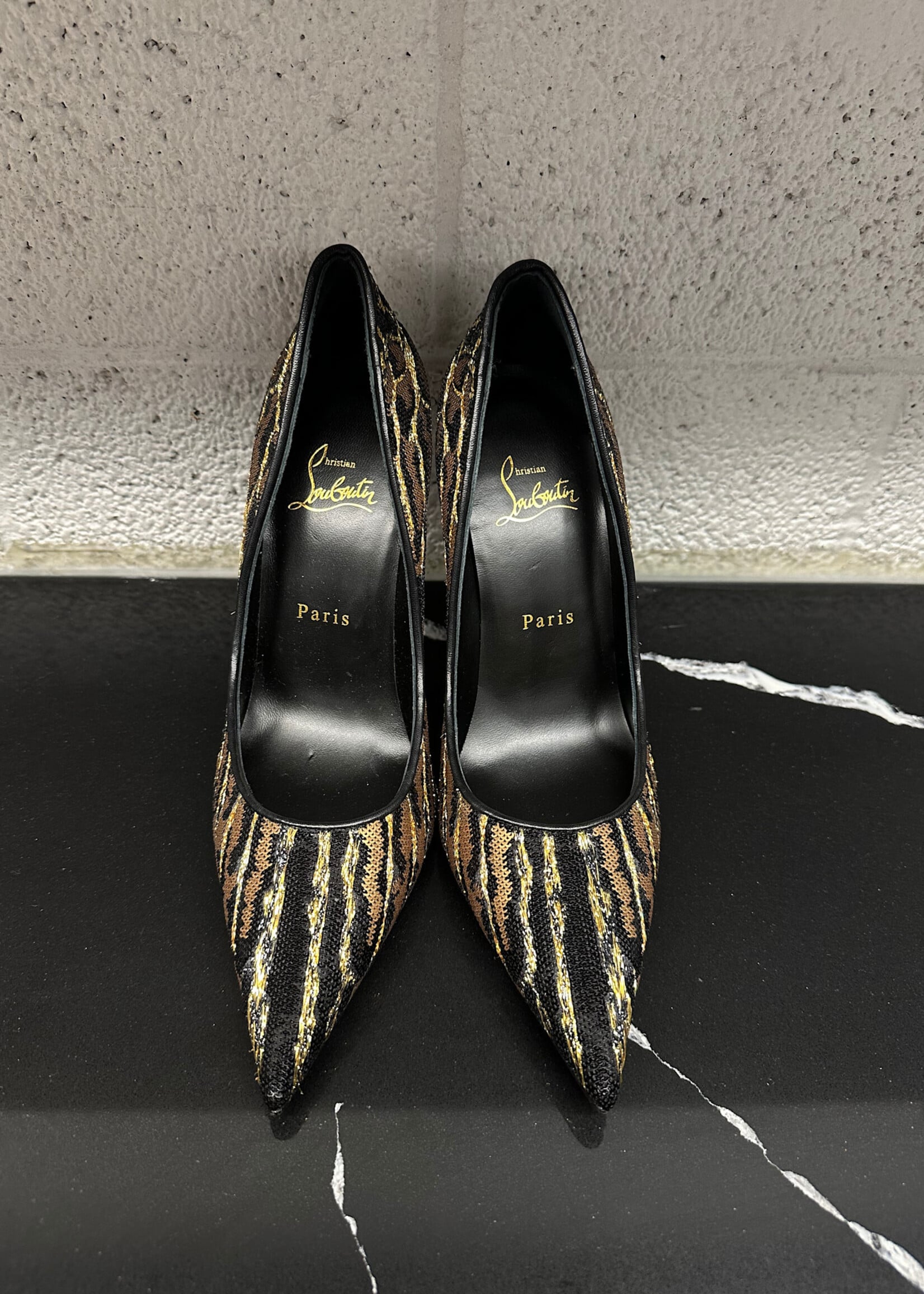 NIB Louboutin 'Miss Z' Stilettos (Retail: $1695) 38/7.5