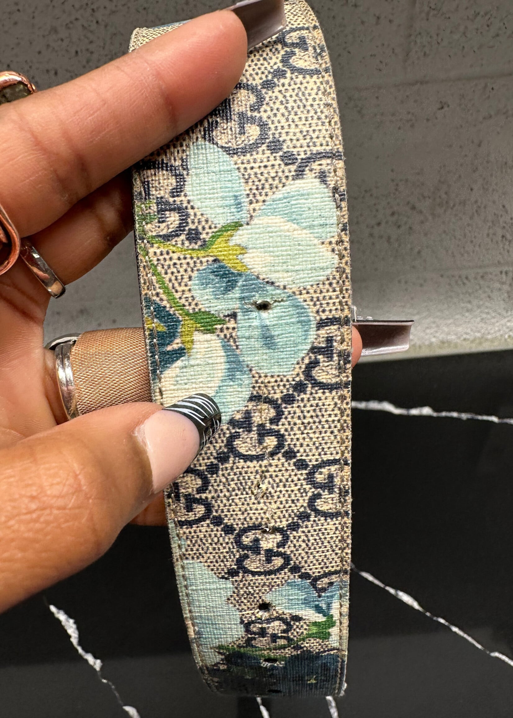 Gucci Bloom Belt AS IS 38"-42"