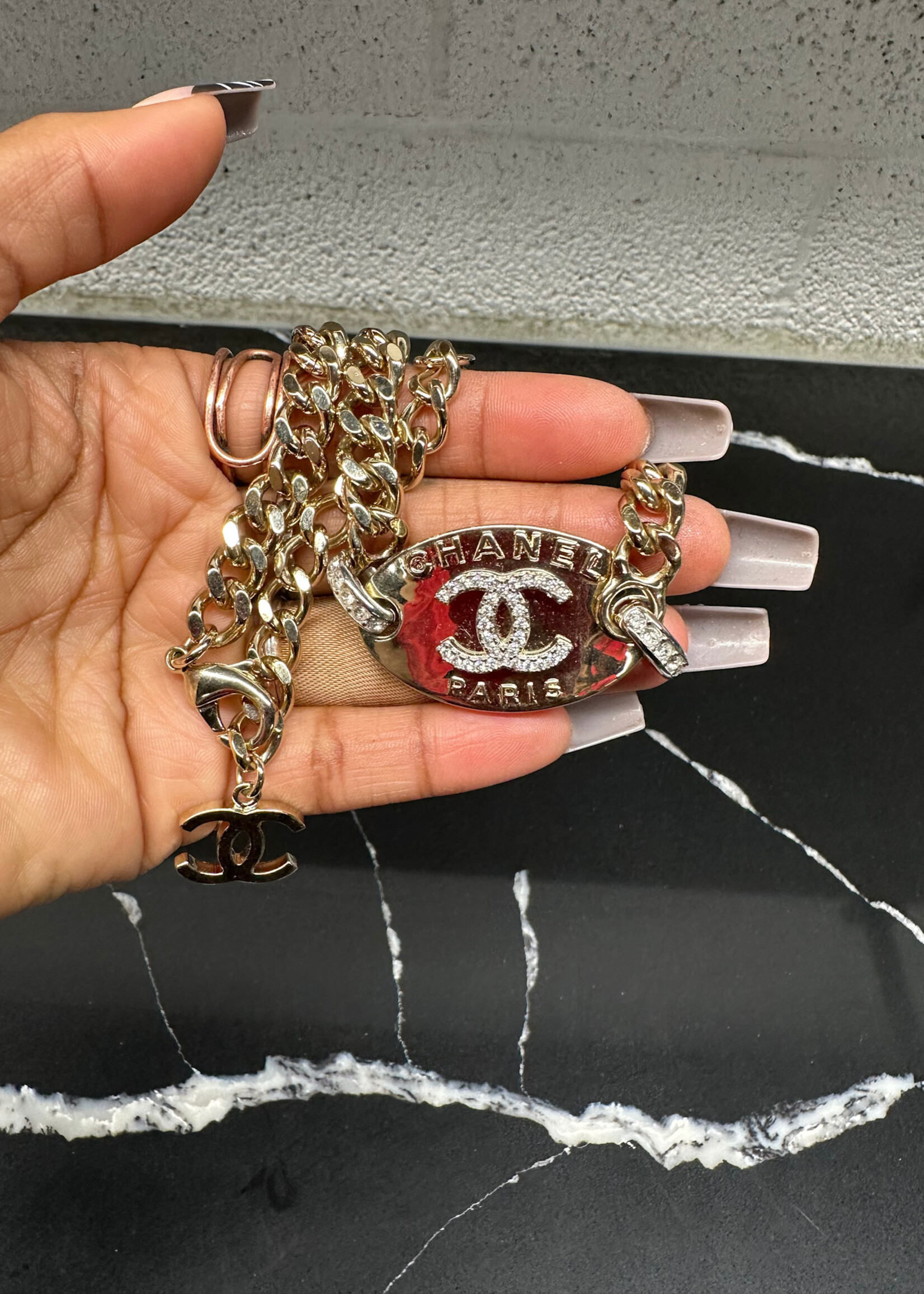 Chanel Rhinestone 2022 Pendant Necklace