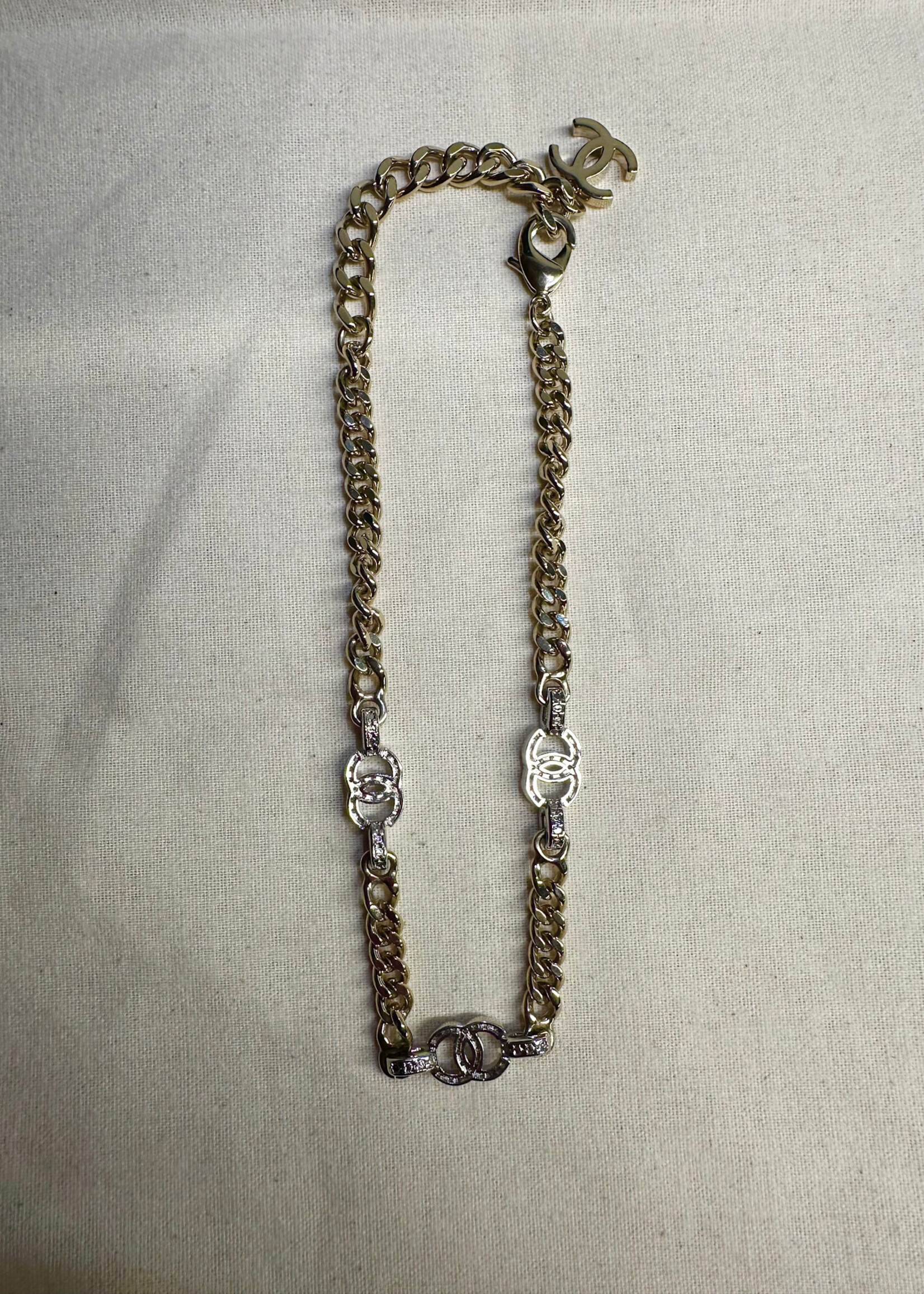 Chanel 2022 Gold Multi-CC Necklace