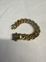 Saint Laurent Gold/Silver Chain Link Bracelet