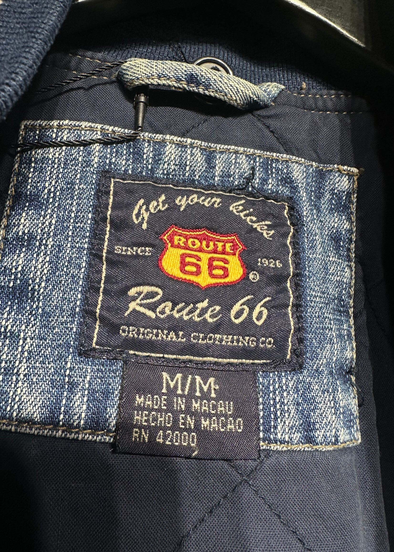 Route 66 Denim Bomber Masc M