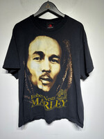 Zion Bob Marley Big Face Black Tee Masc XL