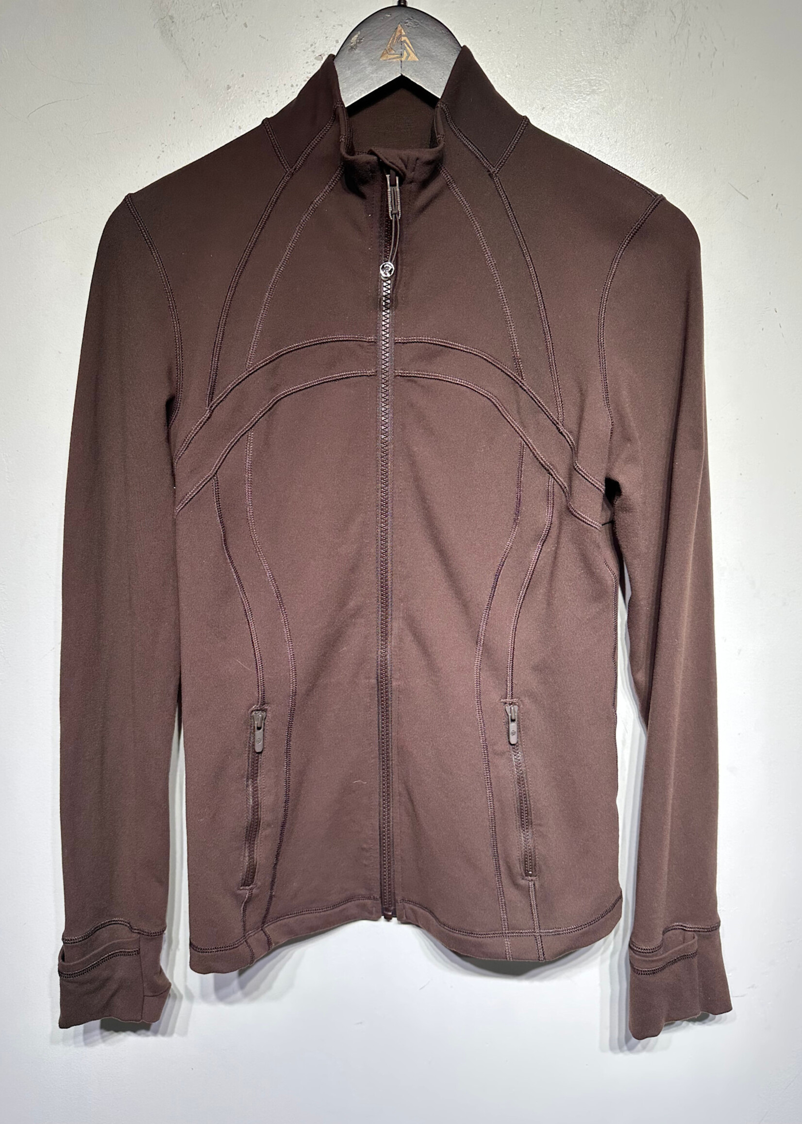 Lululemon Chocolate Brown ZU Jacket 8/M