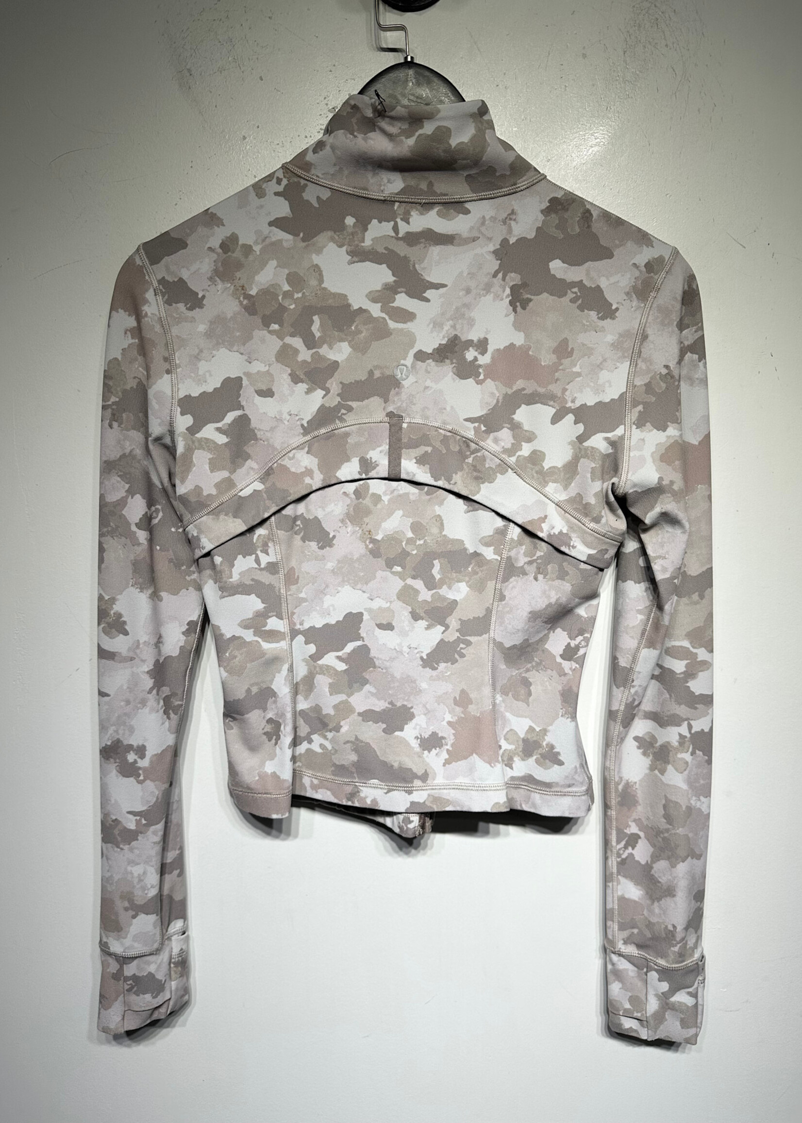 Lululemon White Camo ZU Active Jacket 8/M