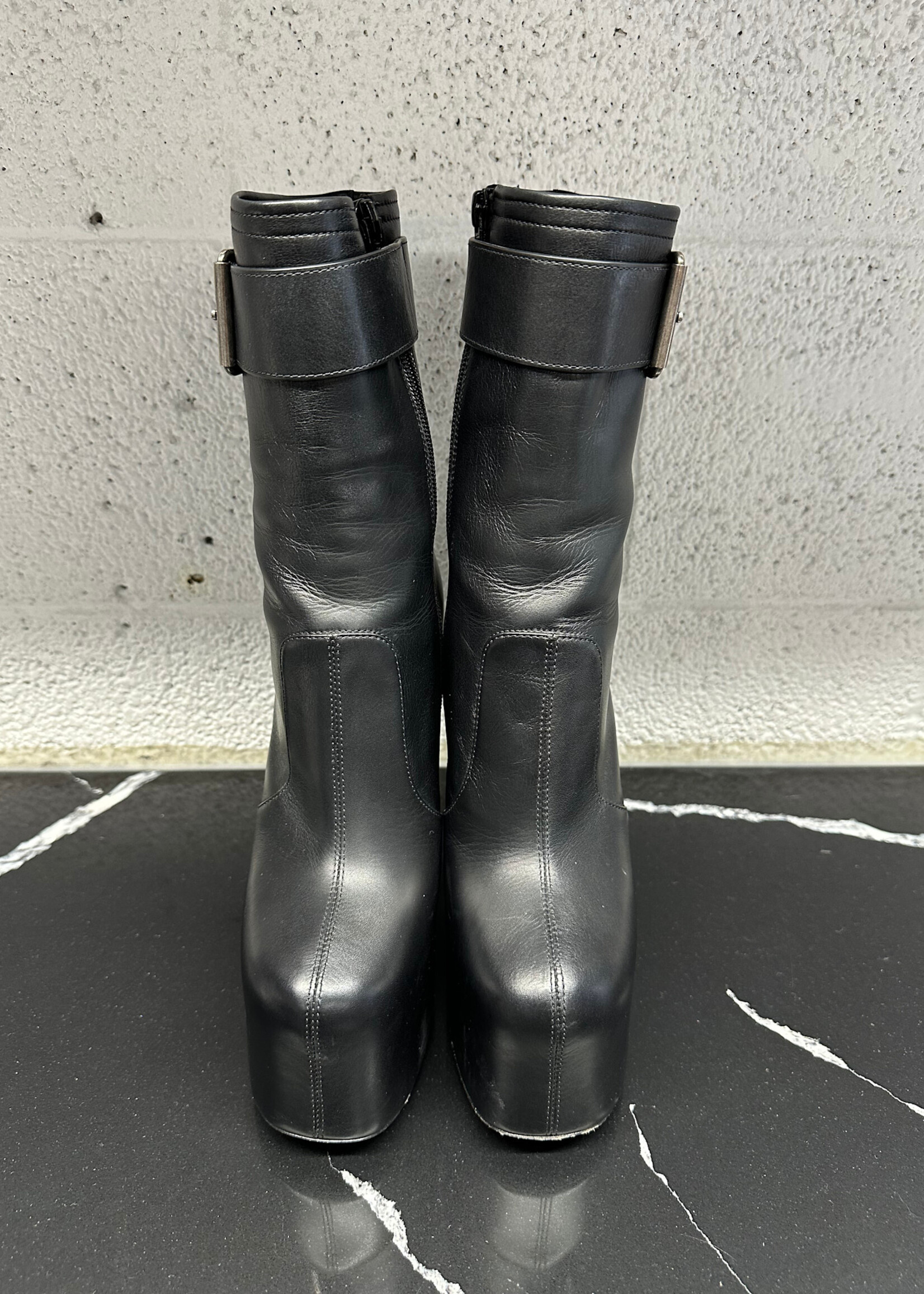 Saint Laurent Cherry Platform Boots 9