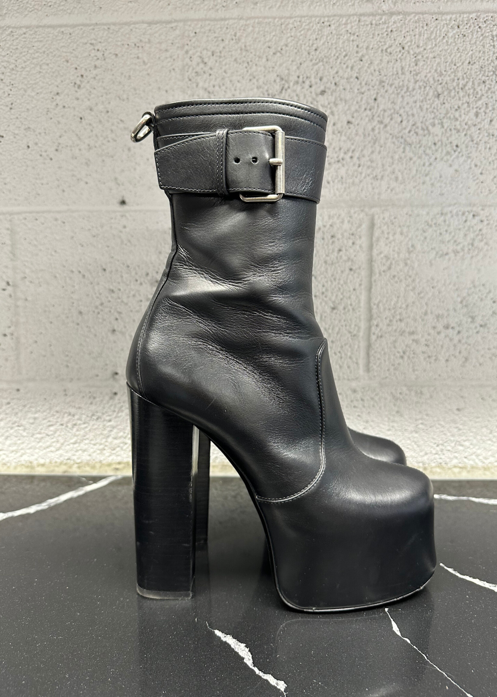 Saint Laurent Cherry Platform Boots 9