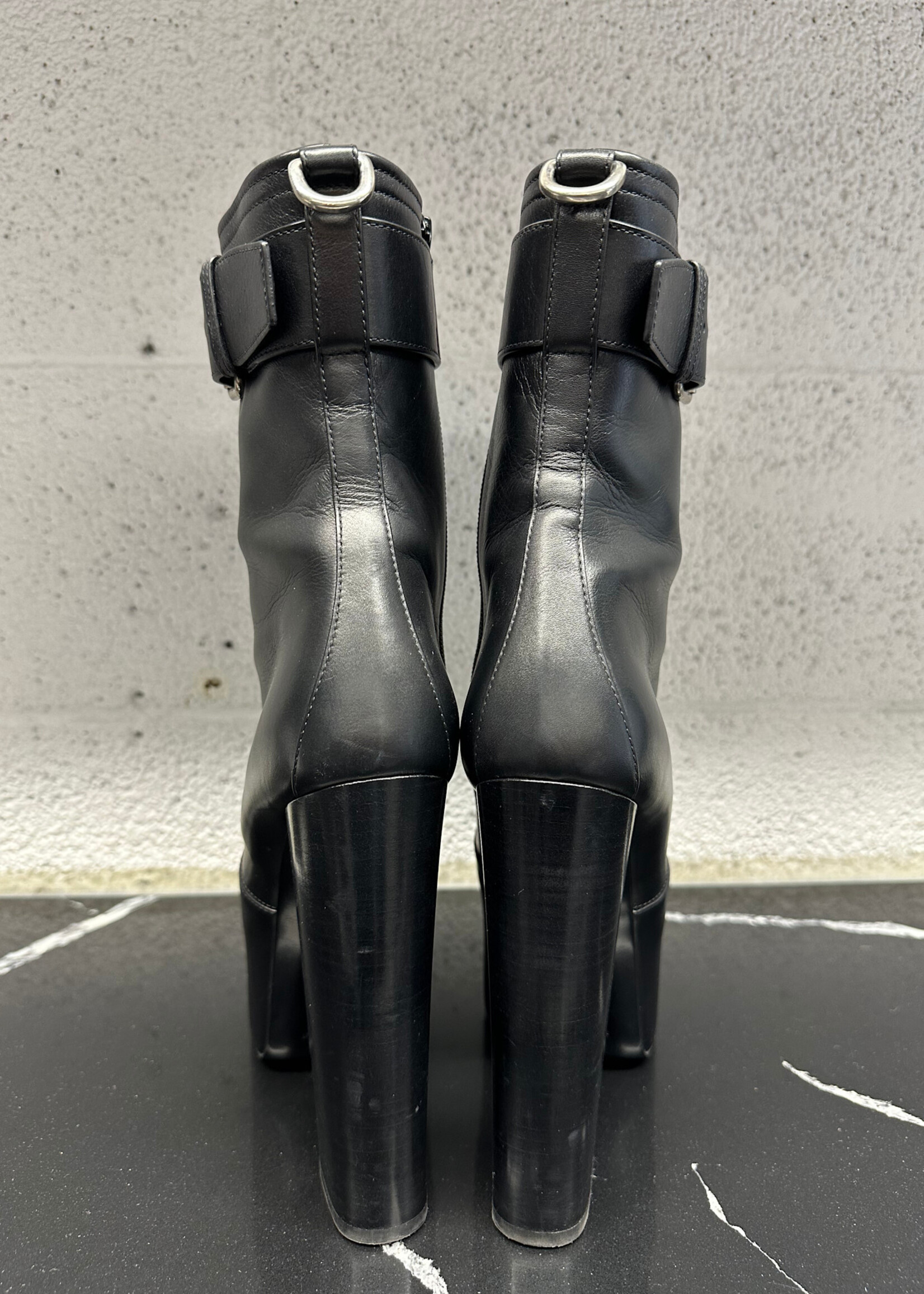 Saint Laurent Cherry Platform Boots 9