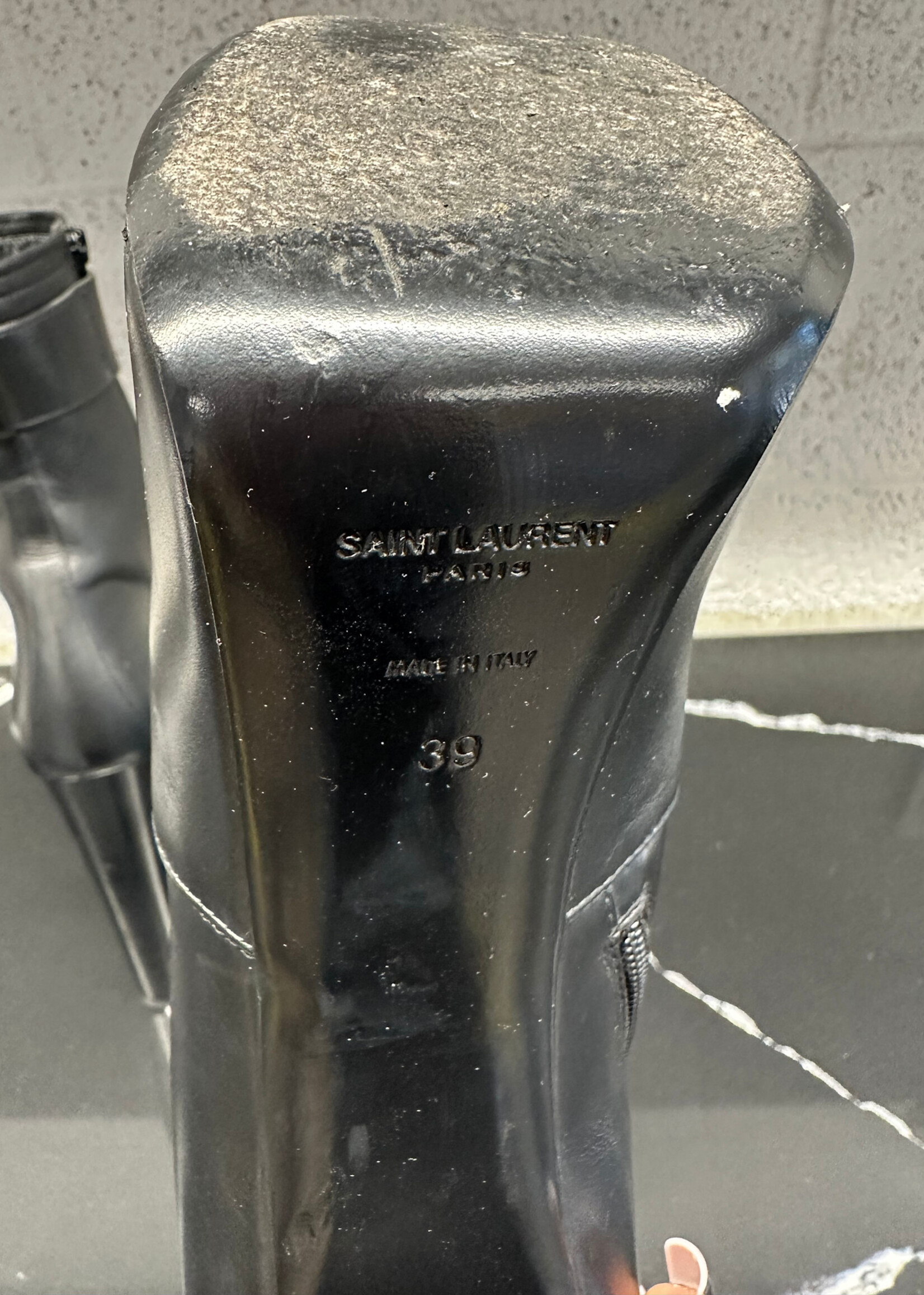 Saint Laurent Cherry Platform Boots 9