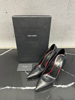 Saint Laurent Black Leather Pumps 8.5