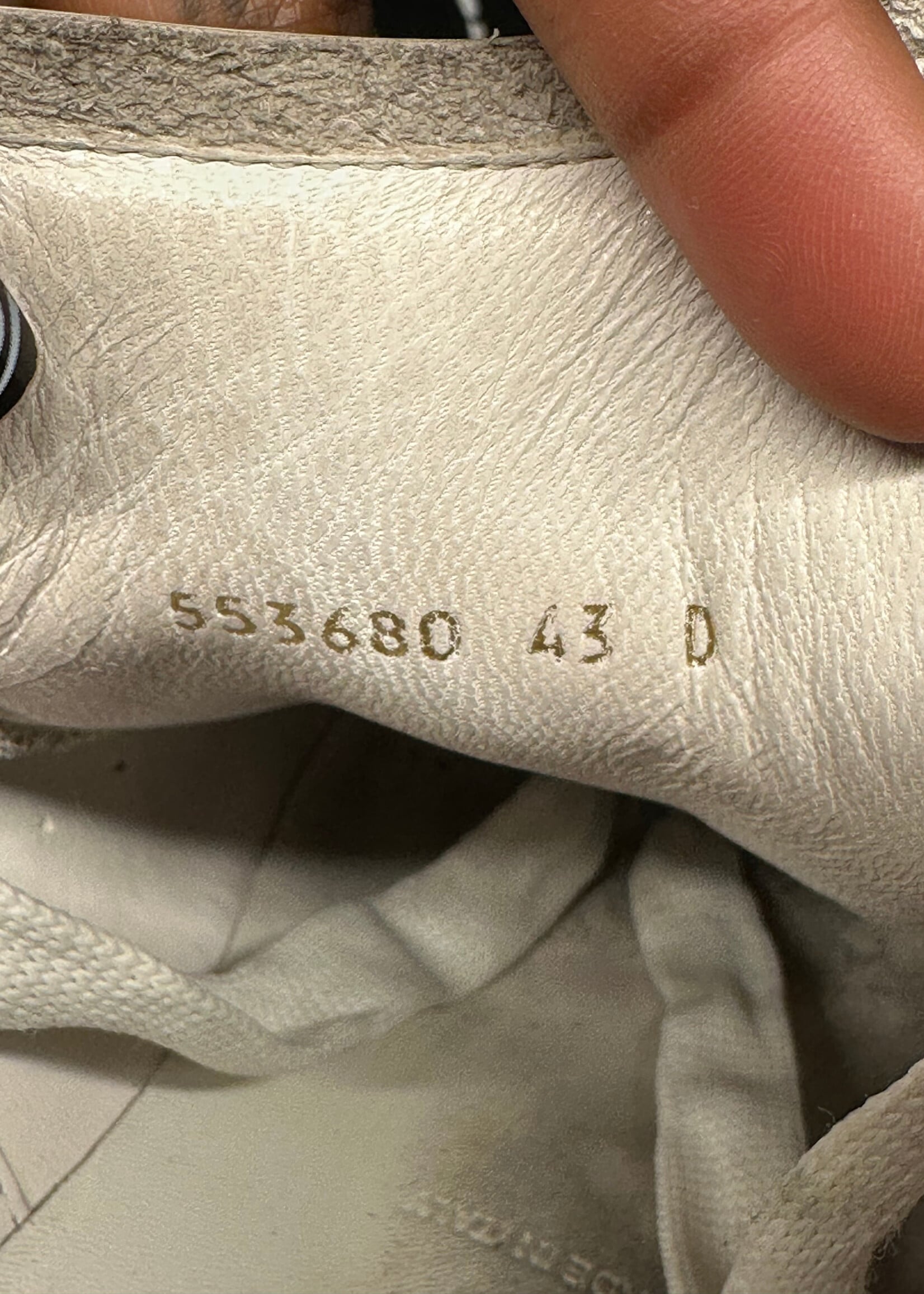 Alexander McQueen White Oversized Sneaker 43/10