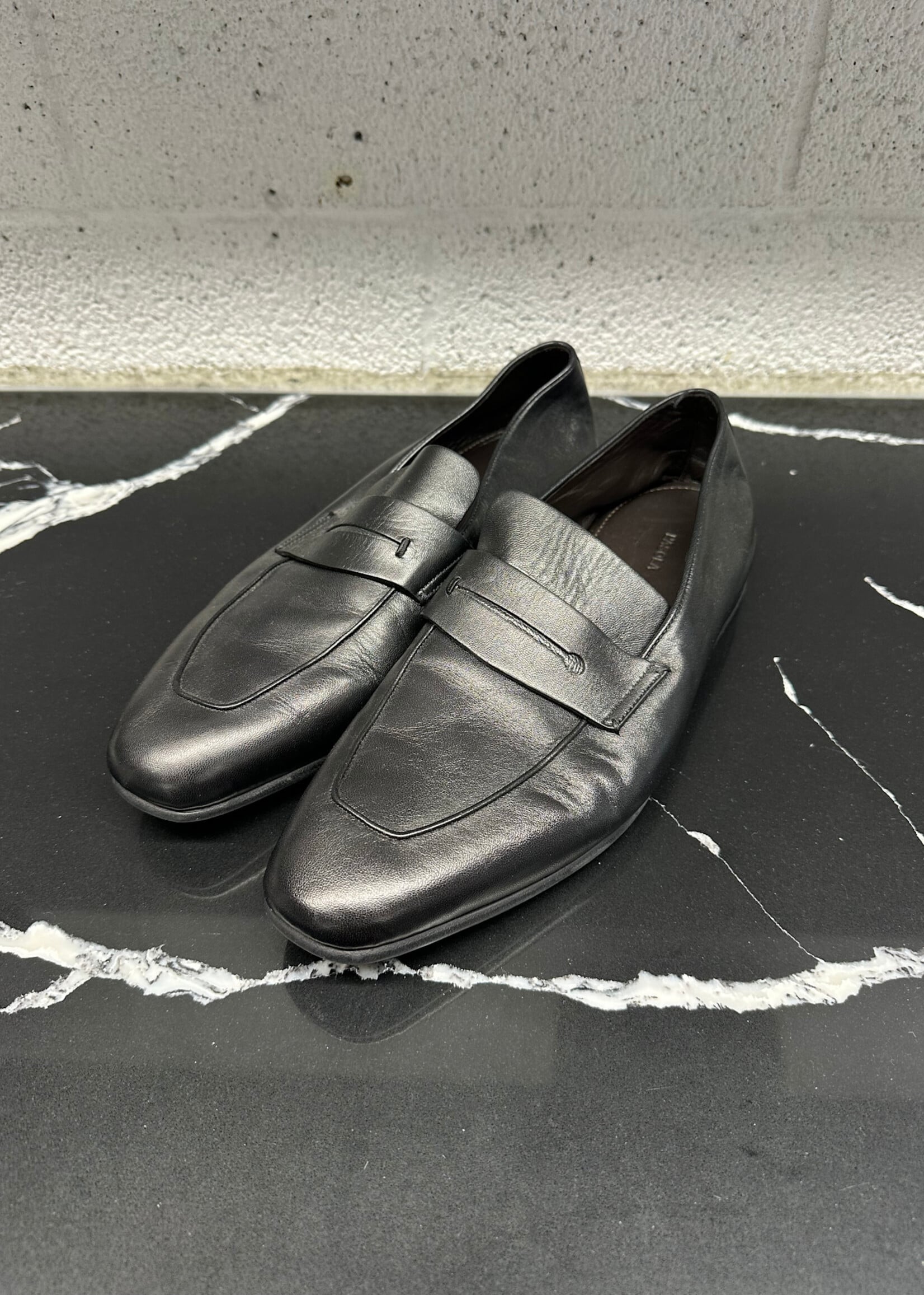 Zegna L'Asola Black Loafer Masc 10