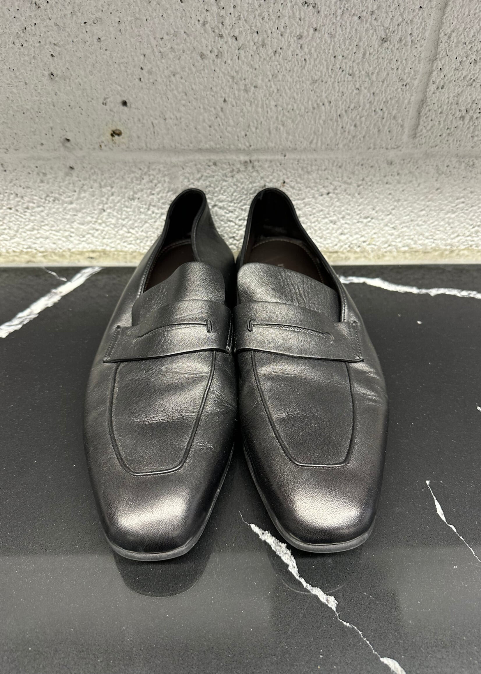 Zegna L'Asola Black Loafer Masc 10