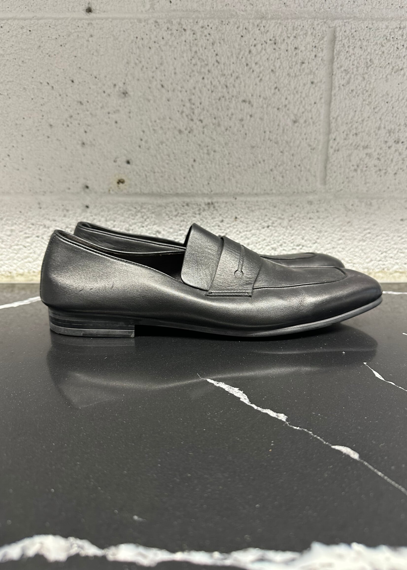 Zegna L'Asola Black Loafer Masc 10