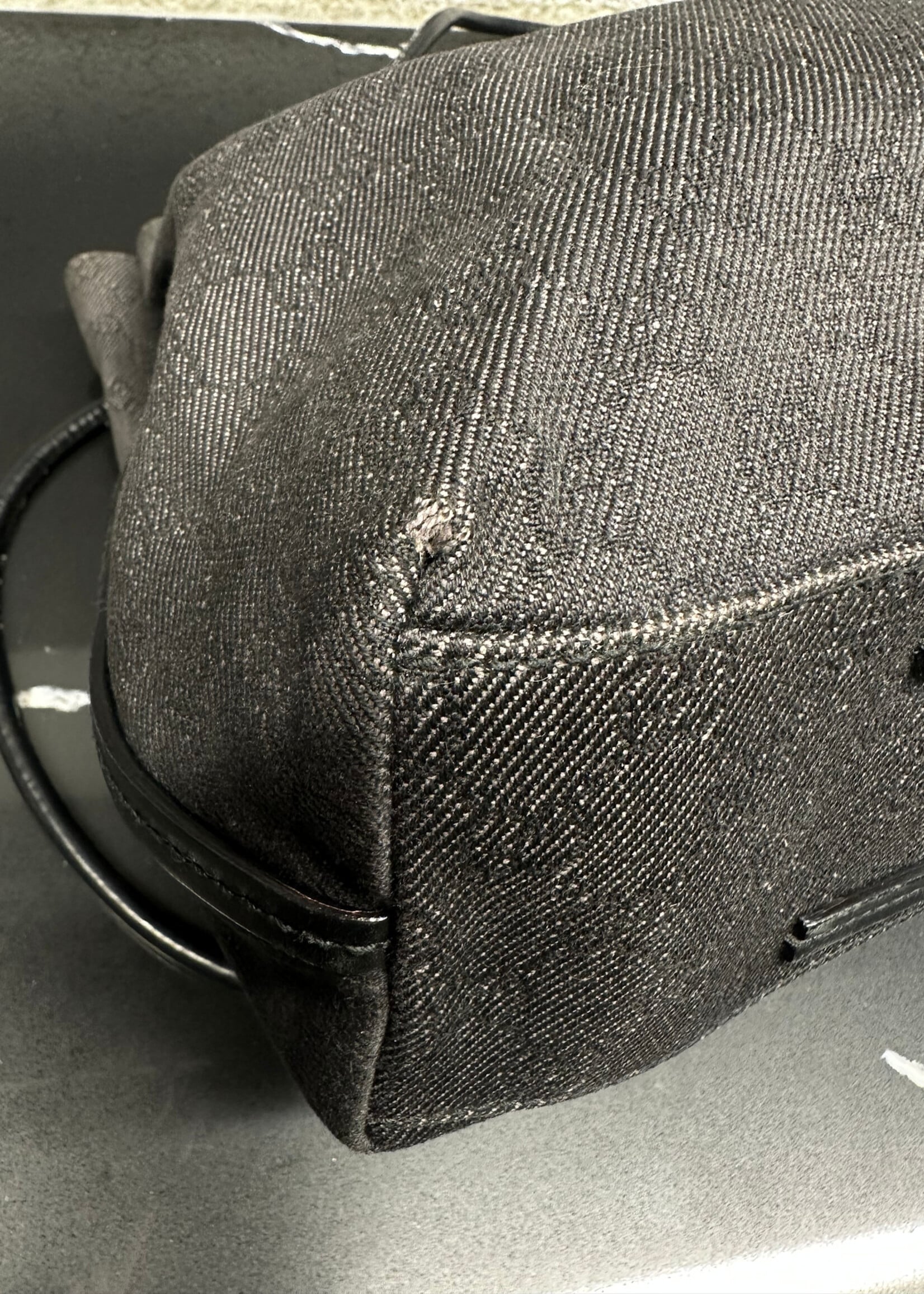 Gucci GG Gifford Black Monogram Tote AS IS