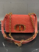 Dior Caro Pink Beaded Crossbody