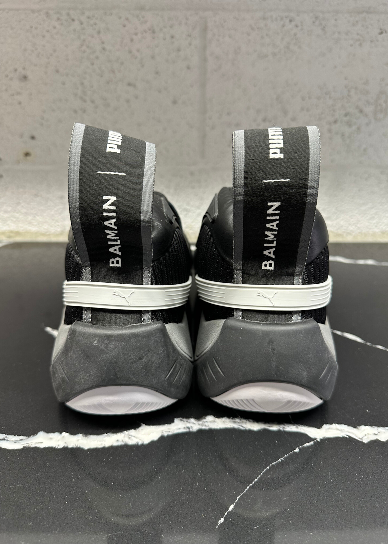 Balmain X Puma Black/Grey Runners Masc 10 W BOX