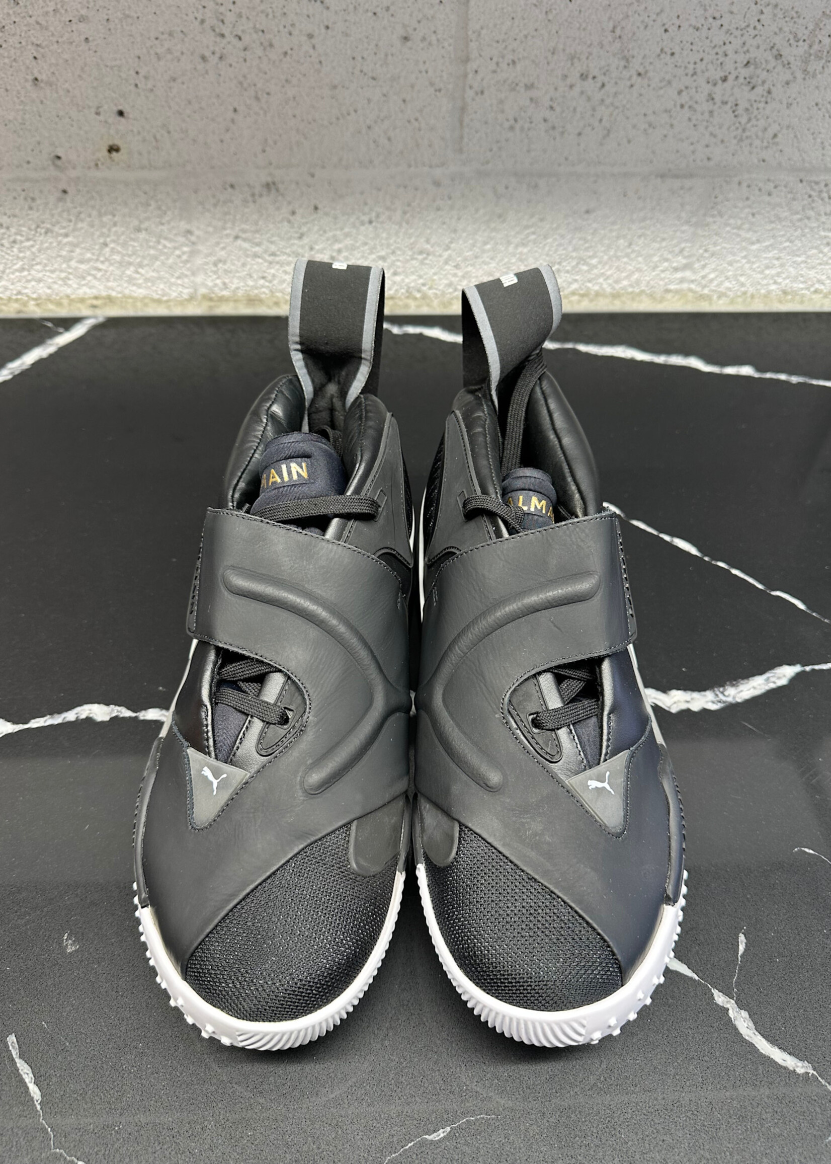 Balmain X Puma Black/Grey Runners Masc 10 W BOX