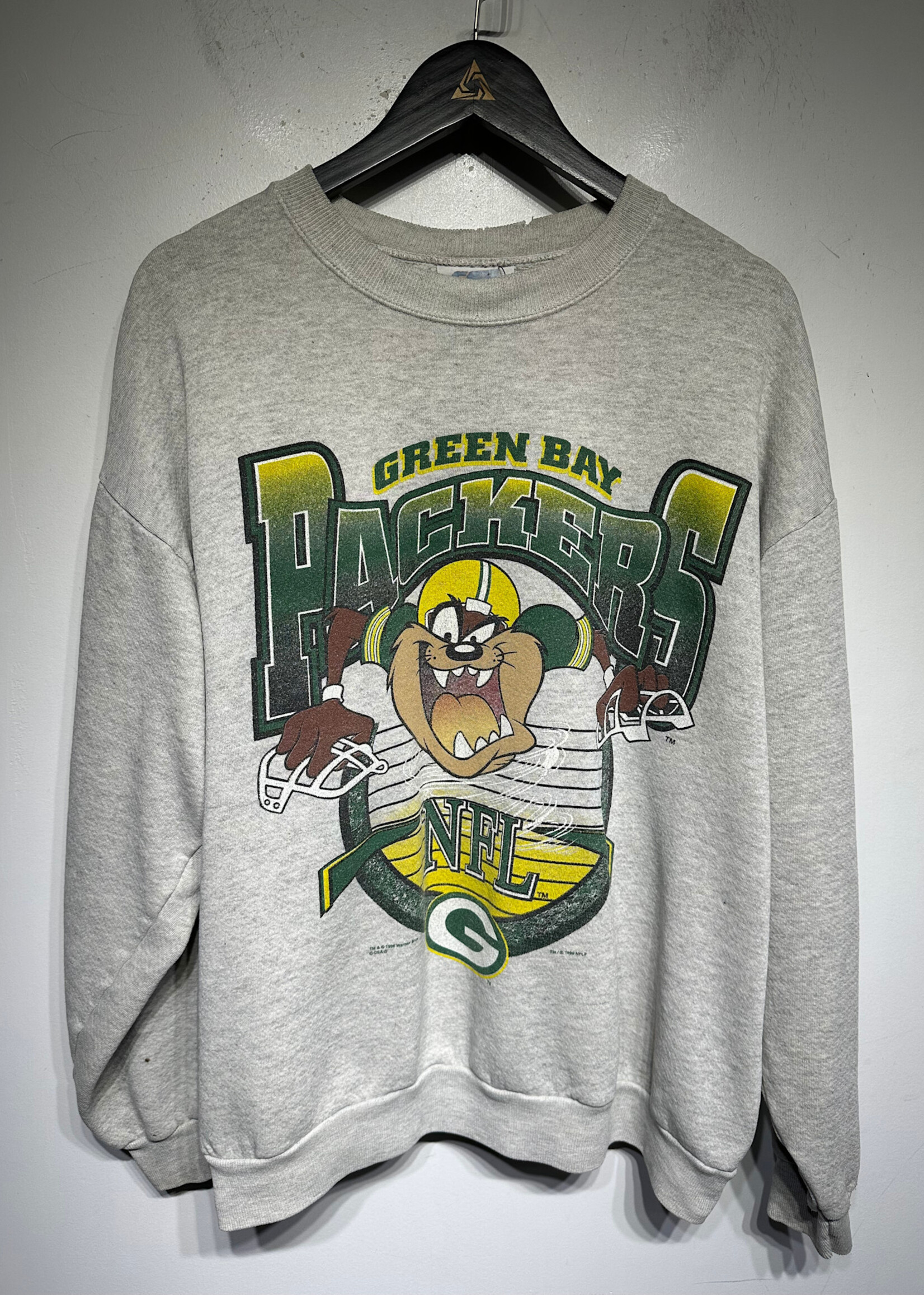 Green Bay Packers Vintage Grey Sweater XL
