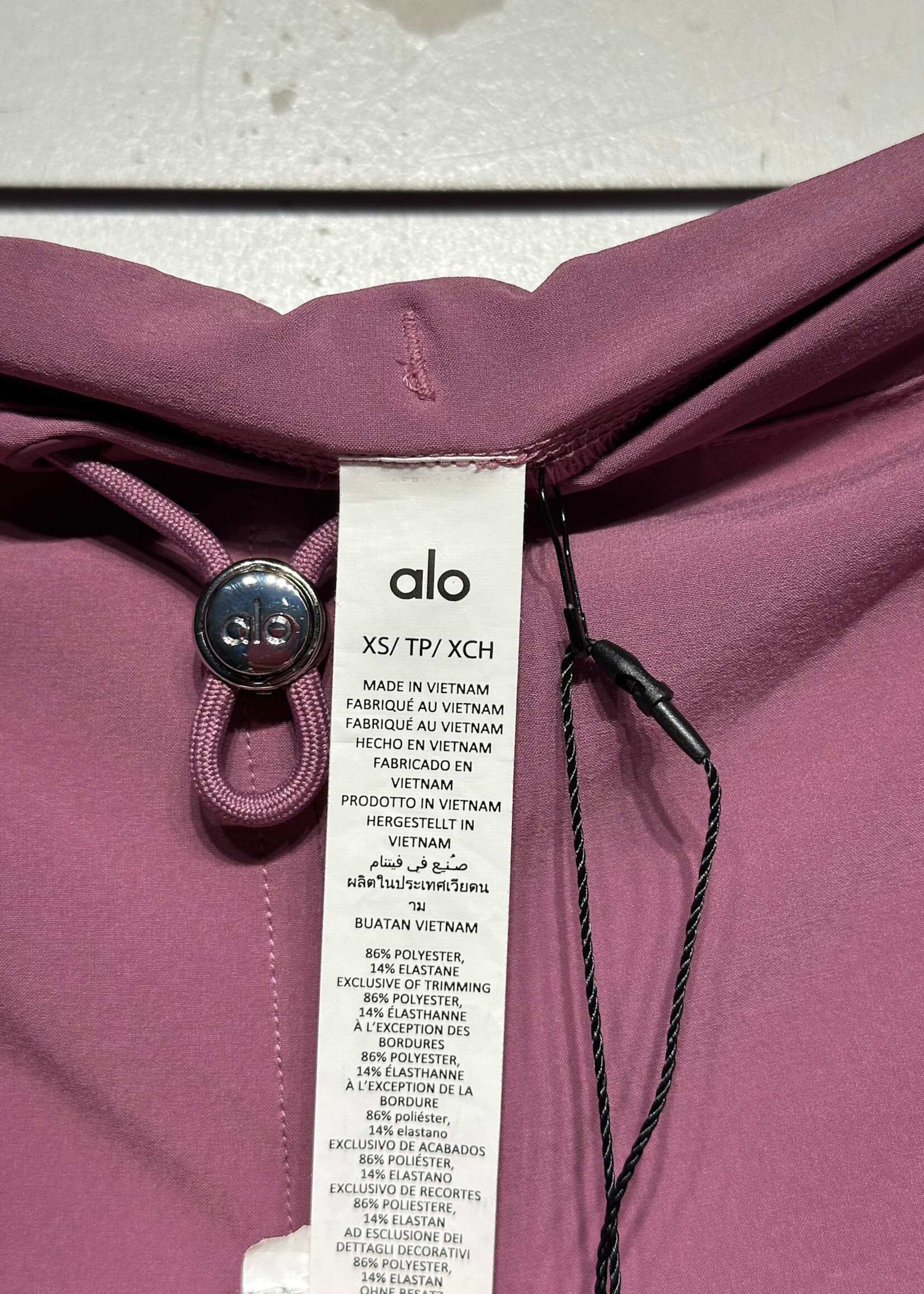 Alo Pink Drawstring Cargo Pants XS/28