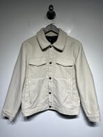 Lululemon Beige Fleece Collar B/U Jacket Fem XS