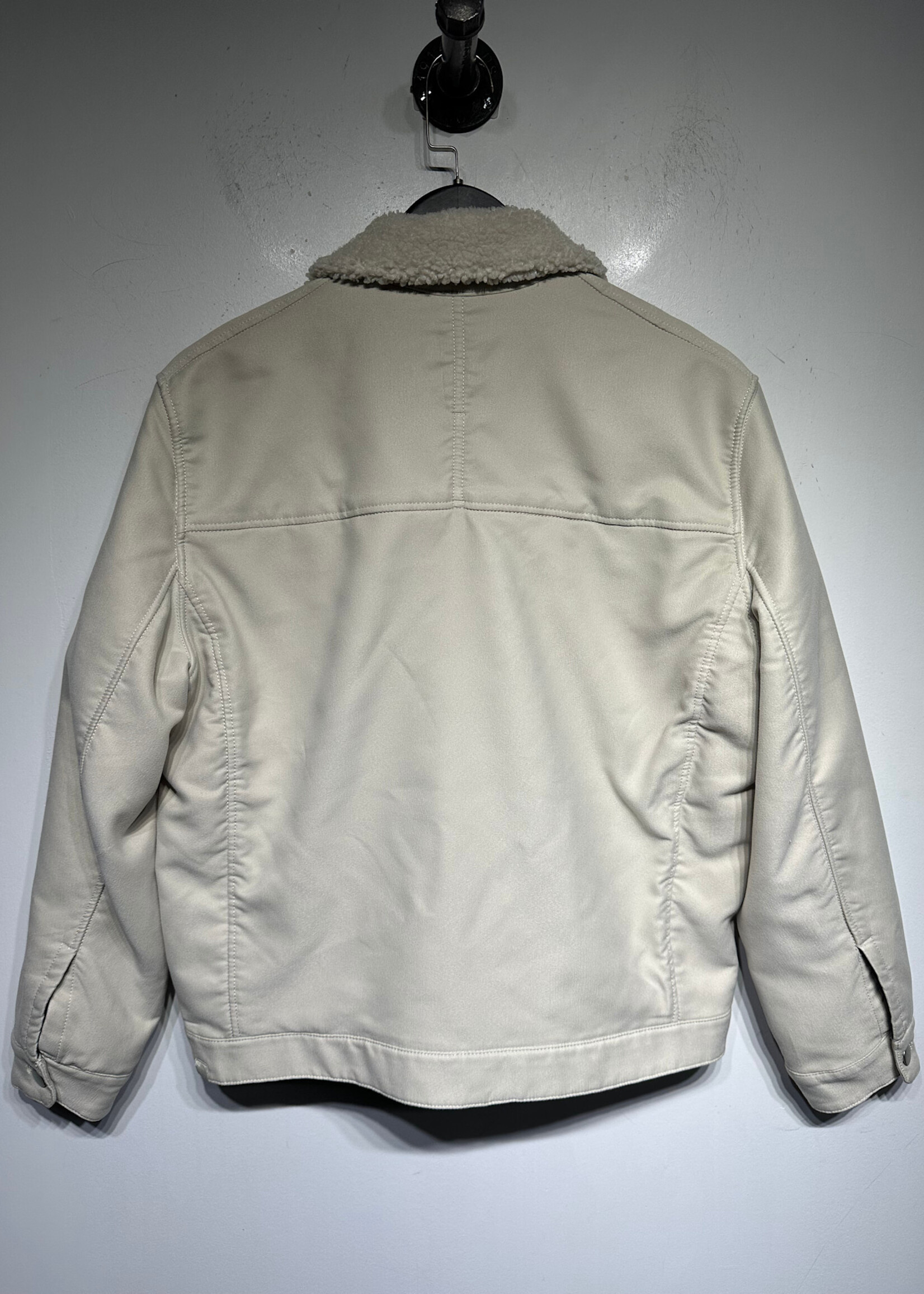 Lululemon Beige Fleece Collar B/U Jacket Fem XS