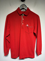 Burberry Vintage Red LS Polo S