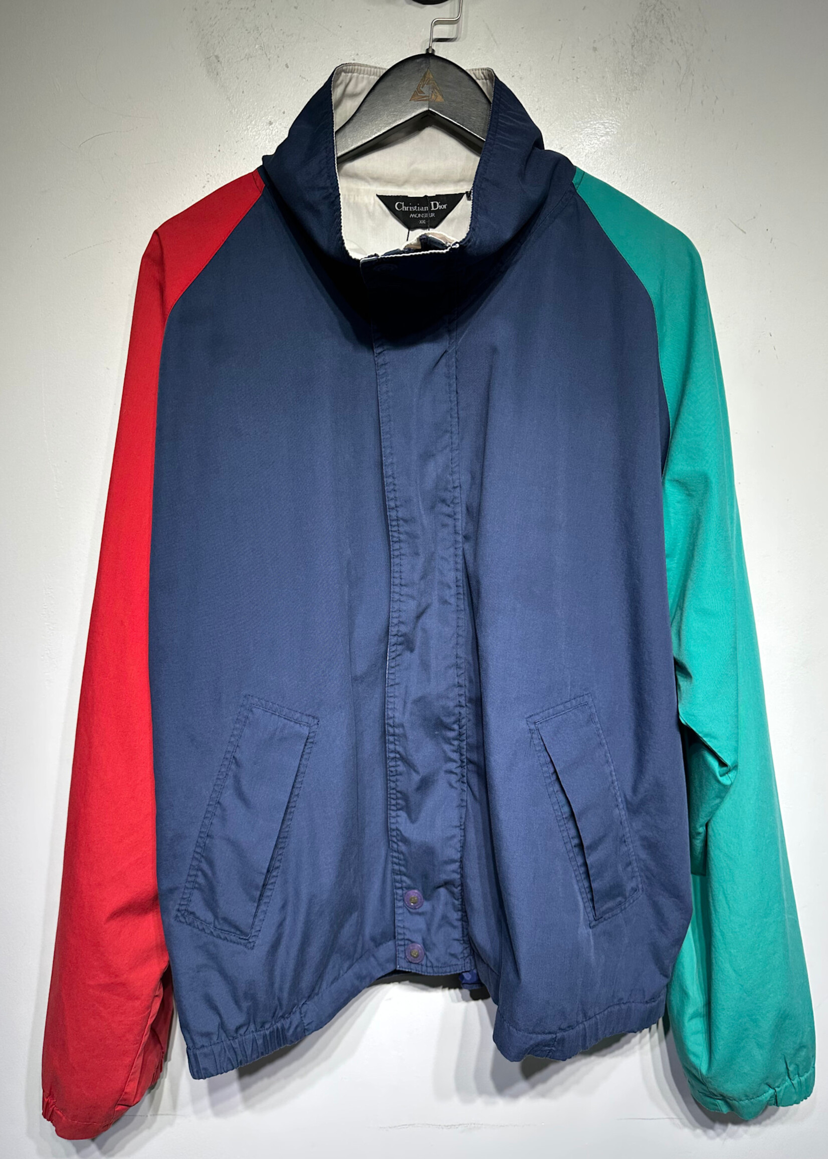Christian Dior Colorblock windbreaker Masc XXL AS IS