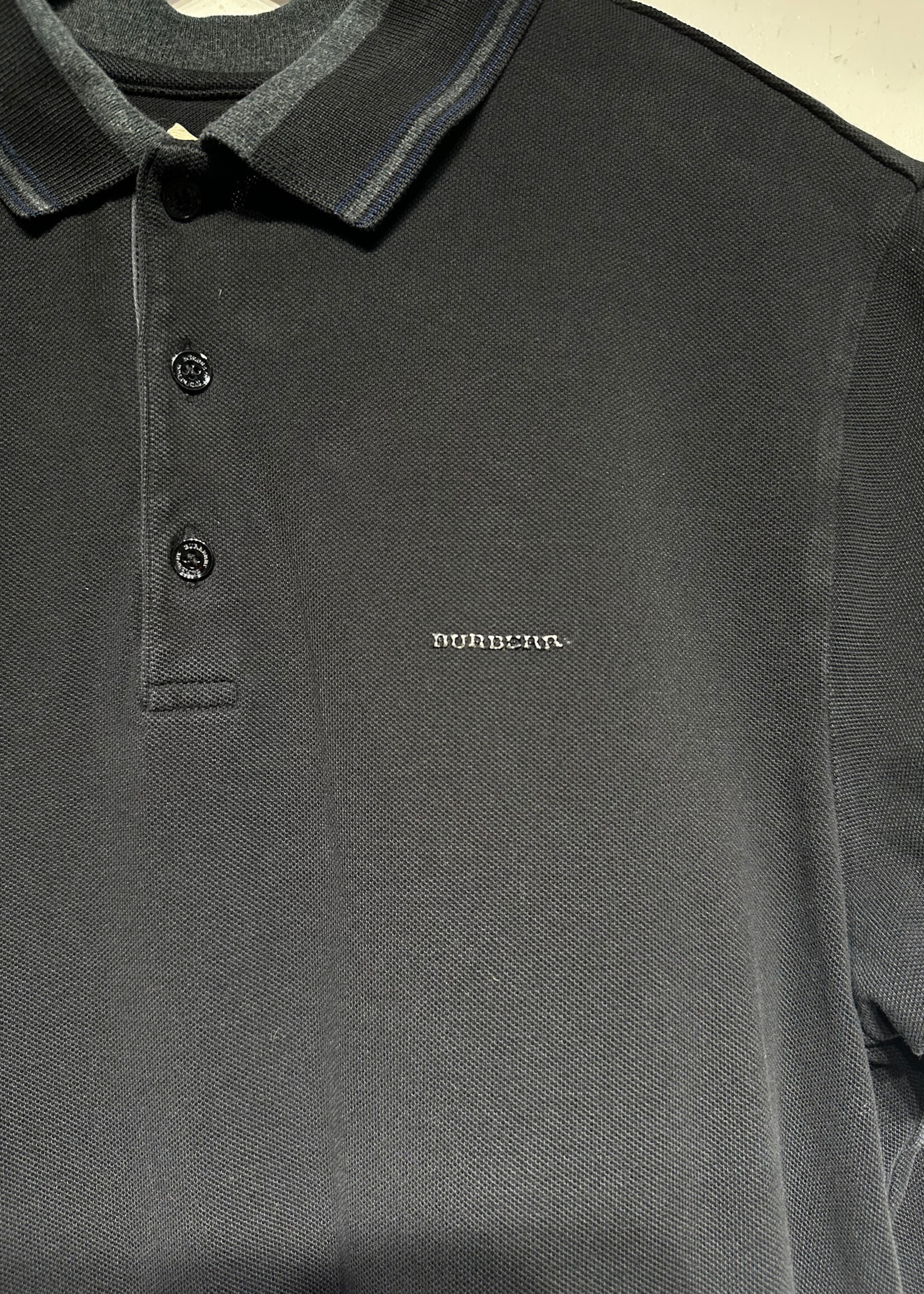 Burberry London Black Polo Masc XL