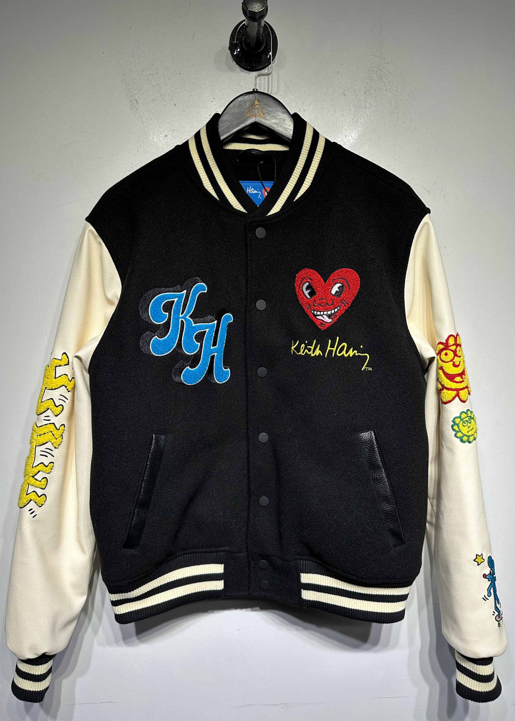 Keith Haring x Shoe Palace Letterman Jacket M