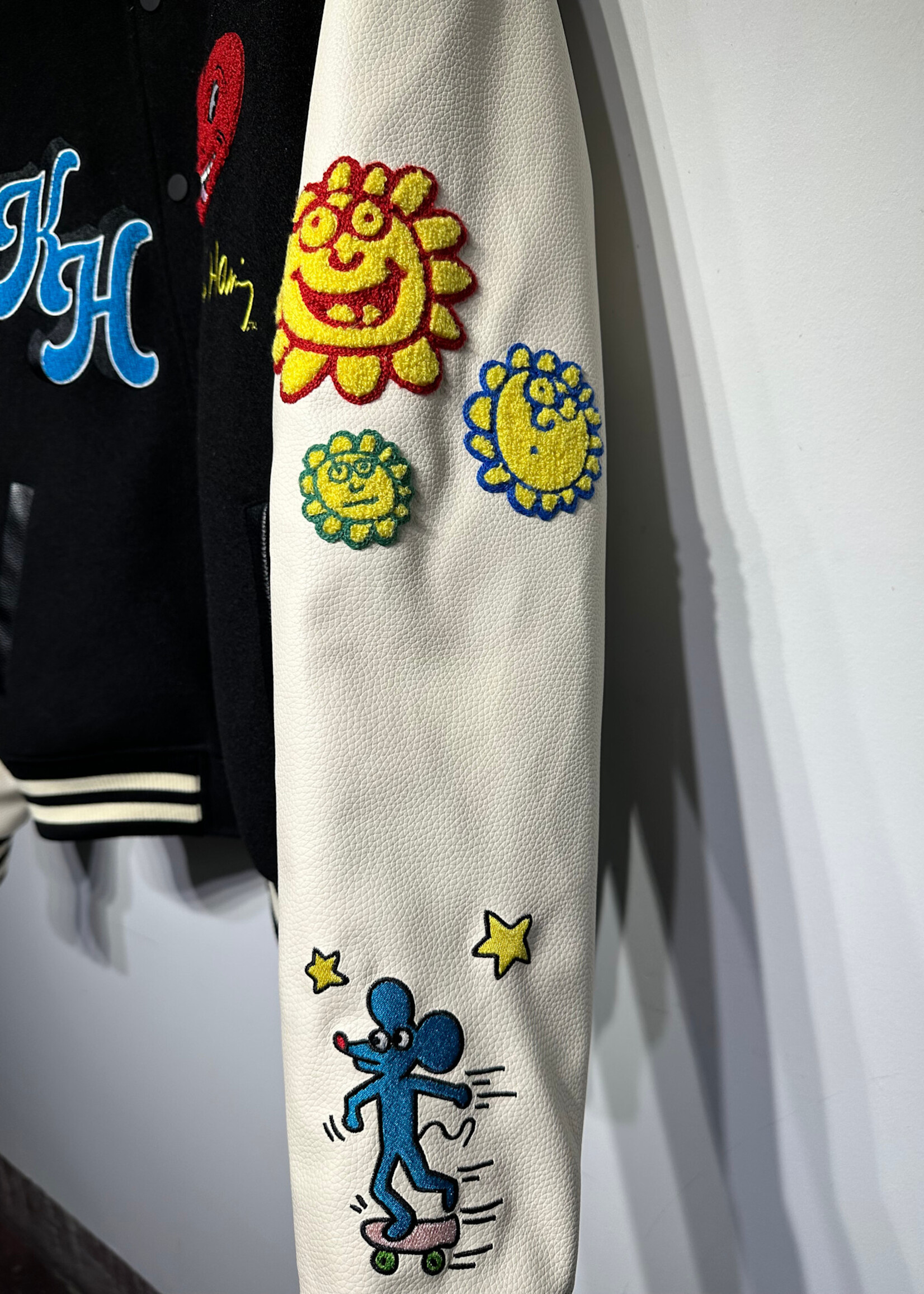 Keith Haring x Shoe Palace Letterman Jacket M