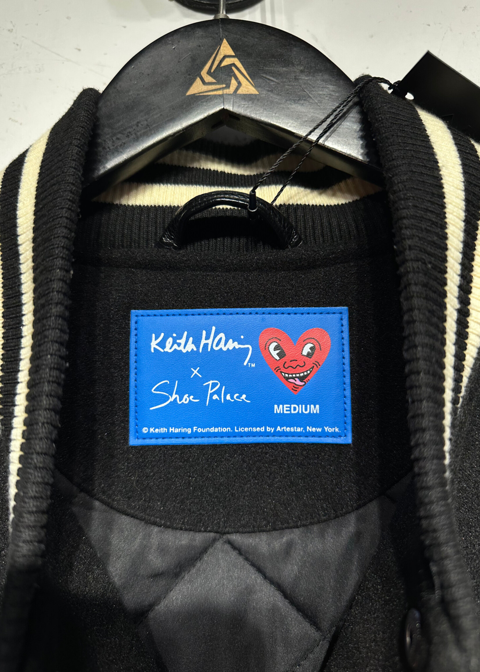 Keith Haring x Shoe Palace Letterman Jacket M