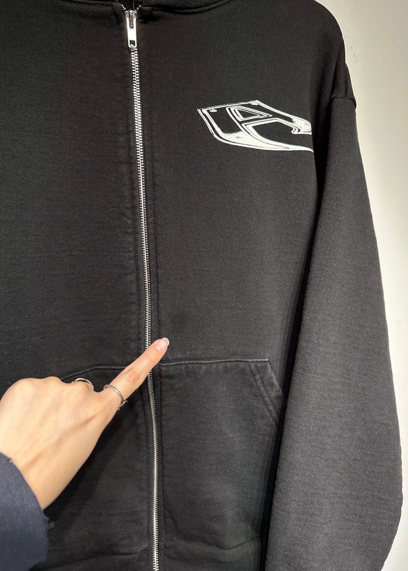 Antagonist Black Heavyweight Hoodie Masc S