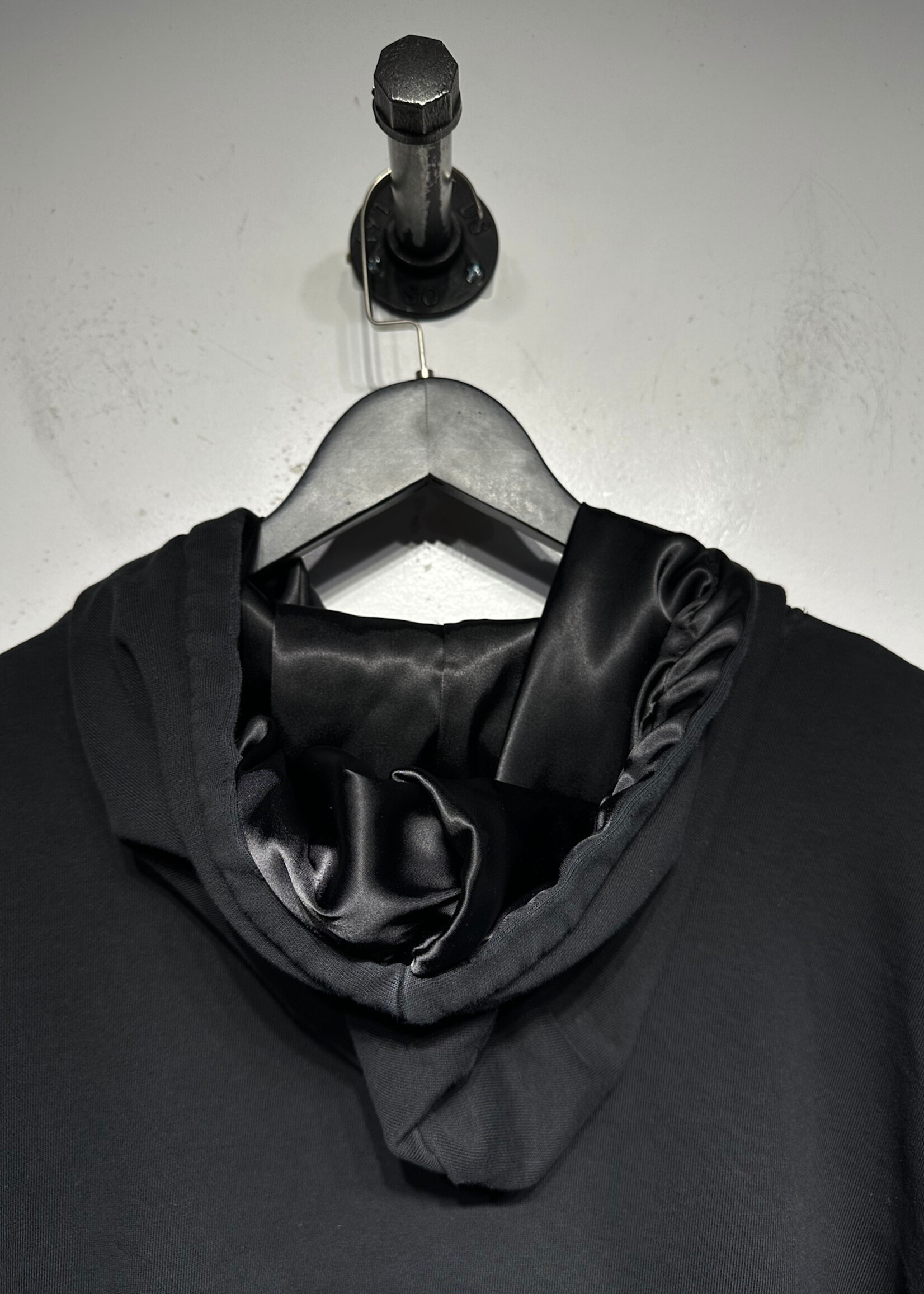 Valabasas Black Fringe Hoodie S