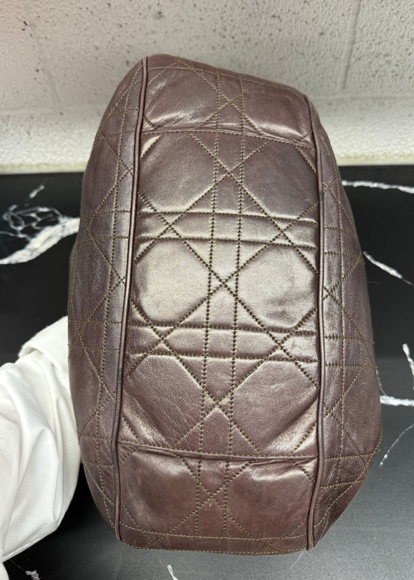 Dior Cannage Brown Hobo
