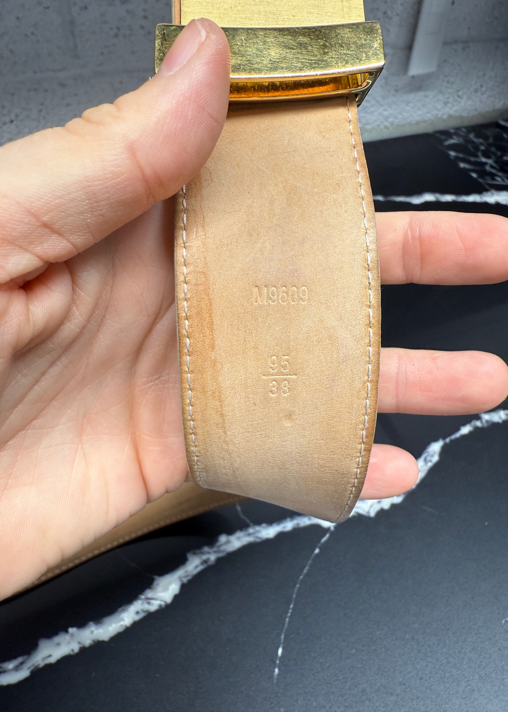 Louis Vuitton Damier Belt AS IS 38