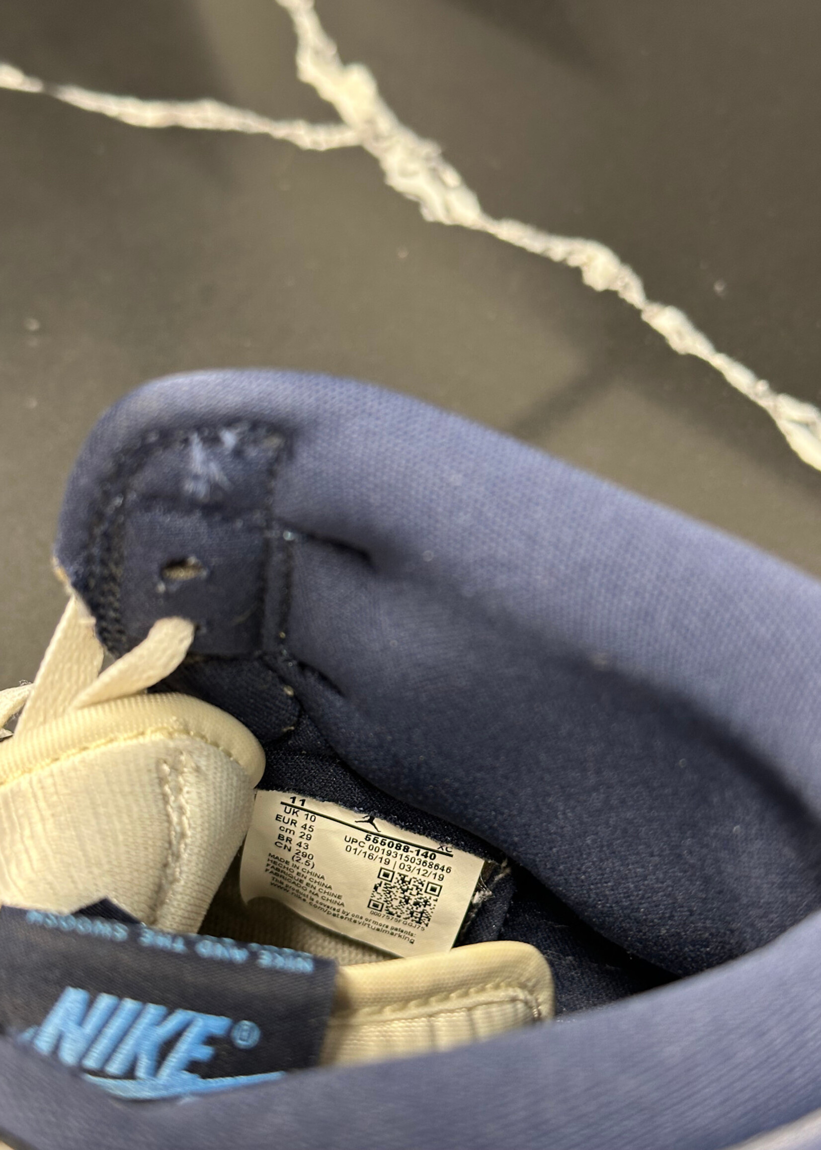 Jordan 1 'Obsidian' Sneakers Masc 11