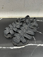 Prada Monolith Black Woven Sandals 10.5