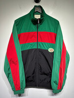 Gucci Black Green Red Track Jacket XL