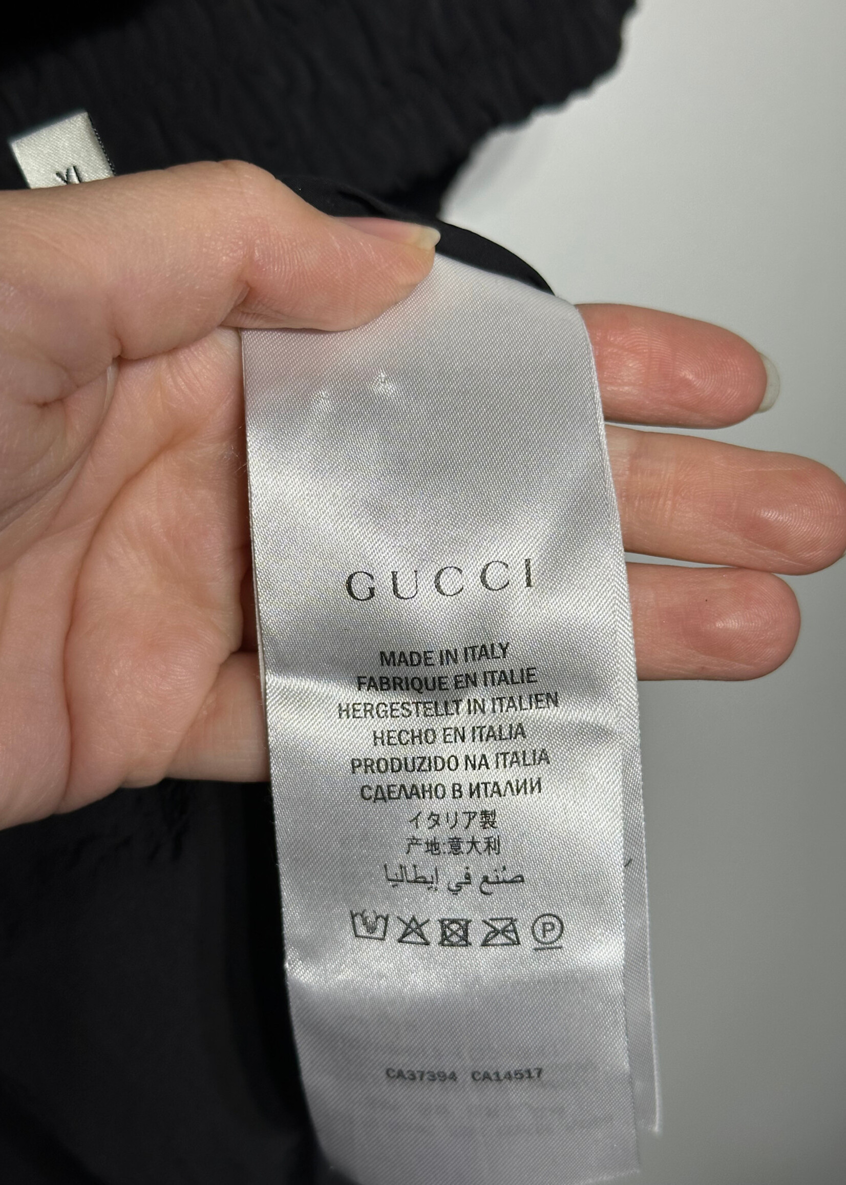 Gucci Black Green Red Track Jacket XL