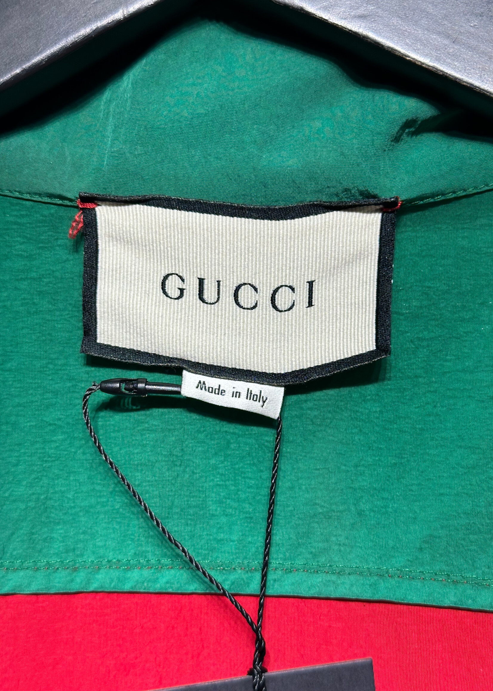 Gucci Black Green Red Track Jacket XL