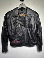 Harley Davidson Cinch Shoulder Leather Jacket Fem S
