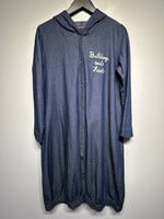 Paopao Denim LS Hoodie Dress Fits M/L