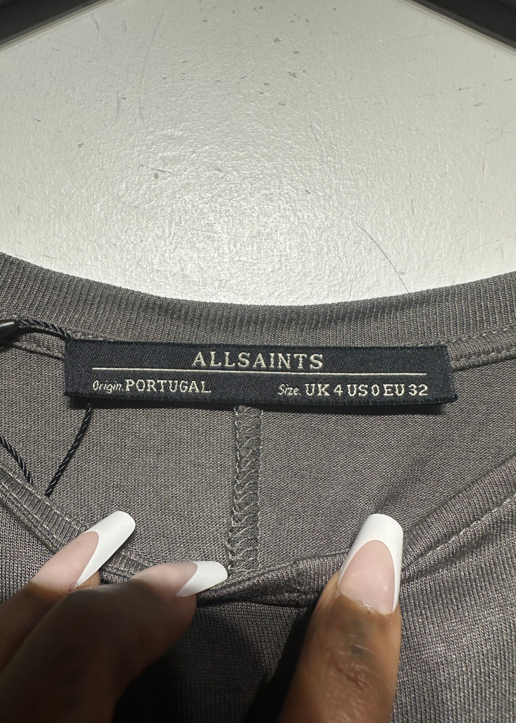 Allsaints Loose Tee Shirt Dress XS Fem