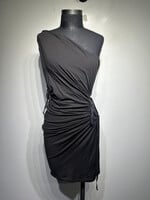 Allsaints Faded Gret Cutout One Shoulder Dress S Fem