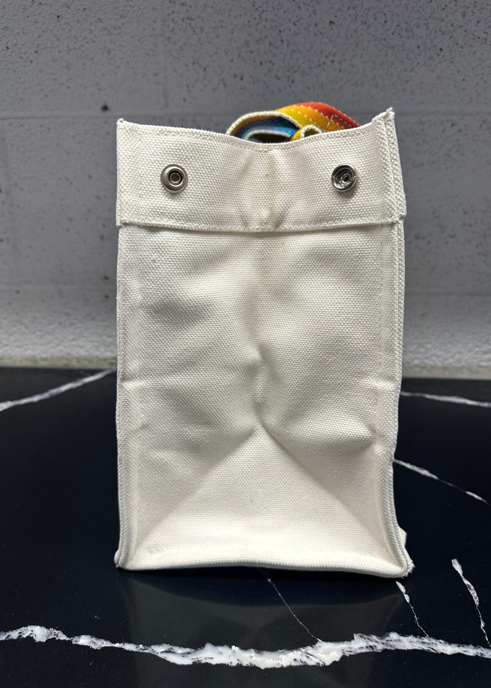 Hermes Fourre Tout Multicolor Handle Tote AS IS