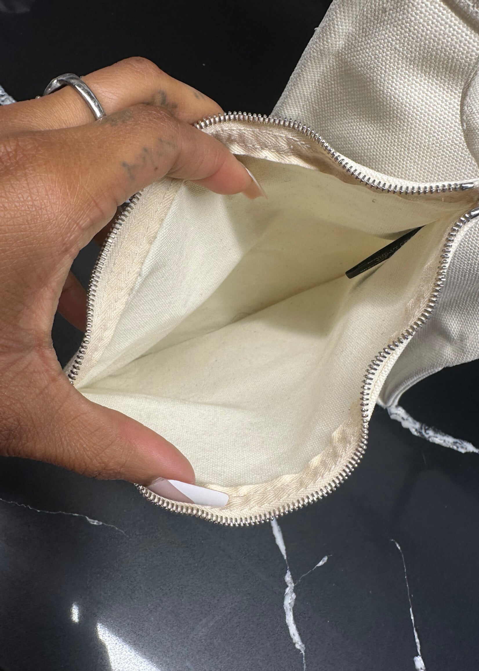 Hermes Fourre Tout Multicolor Handle Tote AS IS