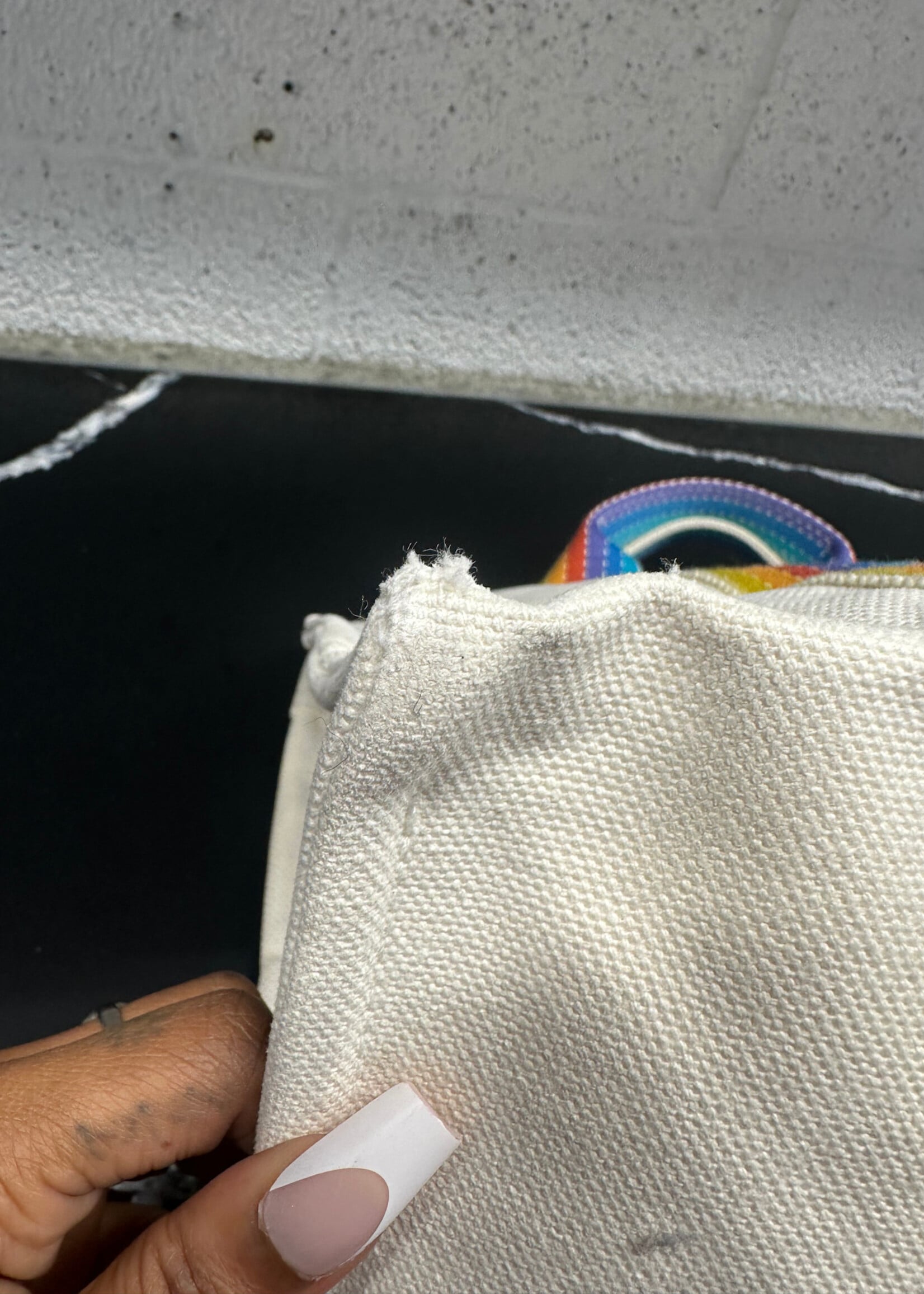 Hermes Fourre Tout Multicolor Handle Tote AS IS