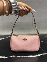 Coach Nolita 19 Pink Monogram Mini Purse